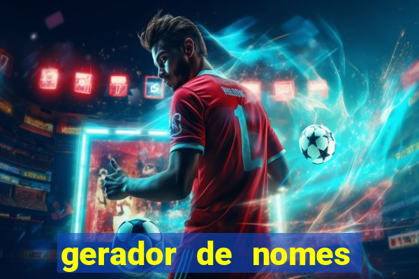 gerador de nomes para jogos